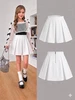 Юбка в складку 837037622 купить за 2 078 ₽ в интернет‑магазине Wildberries